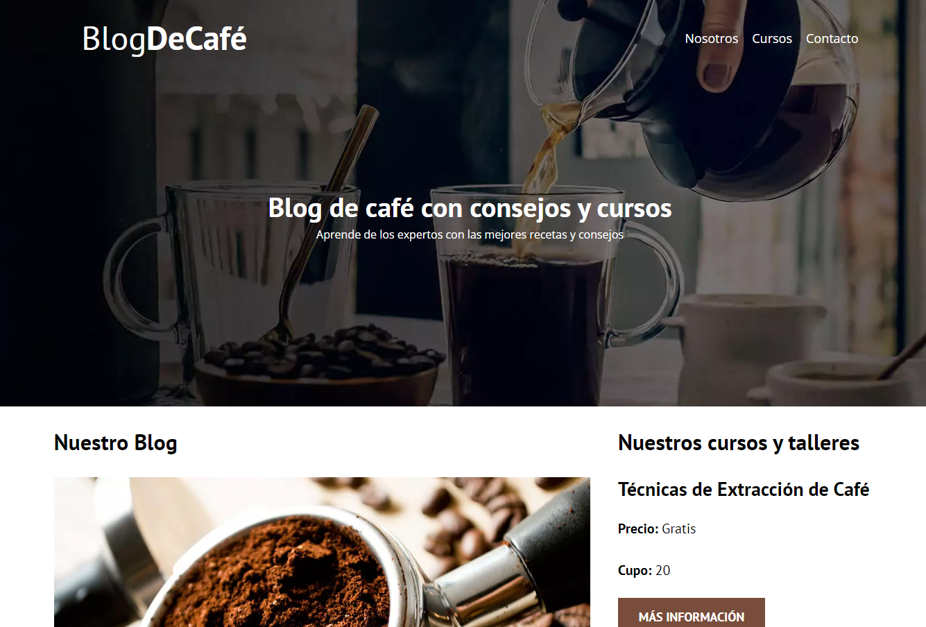 foto portada blog de cafe